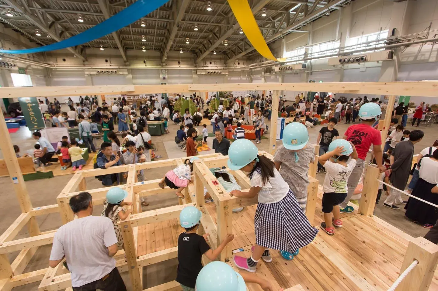 大型遊具だからこそできる全身を使った遊びで、普段では味わえない楽しい体験をお子様にさせてあげられます！