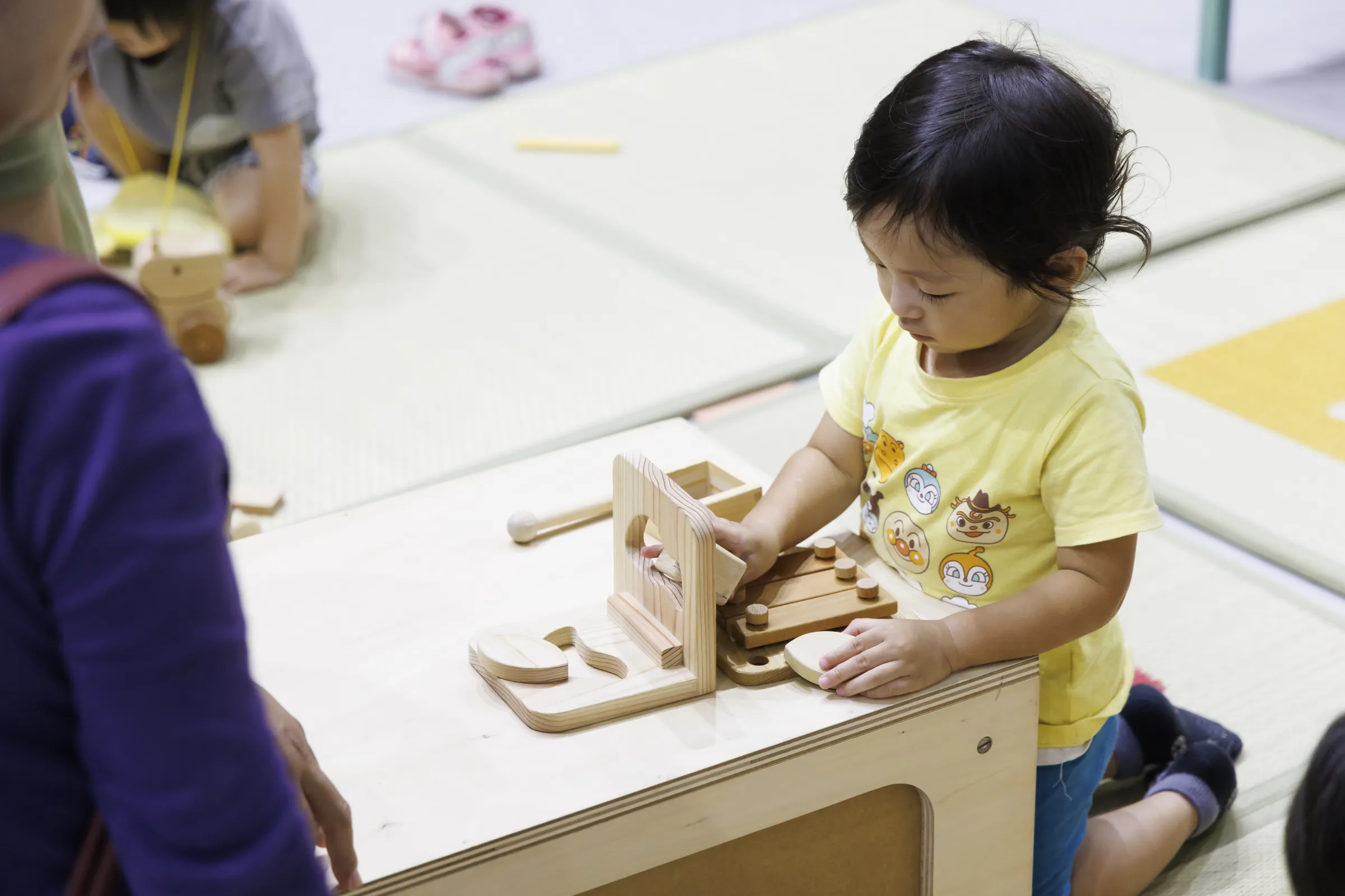 遊び方自由自在のおもちゃなど、小さなお子さまも思いきり楽しめるコンテンツがいっぱいです。